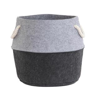 Hout- en pelletmand Bicolor vilten