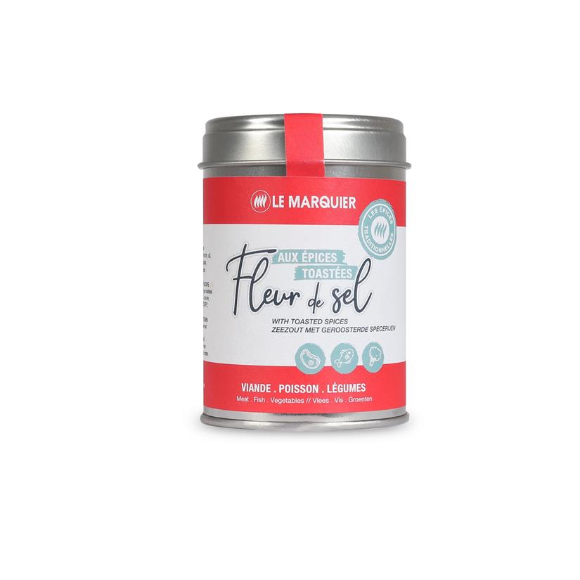 Fleur de sel en geroosterde specerijen 90 G