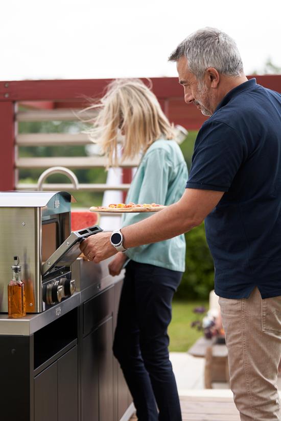 Keuken met 3 elementen en spatschermen - Duo