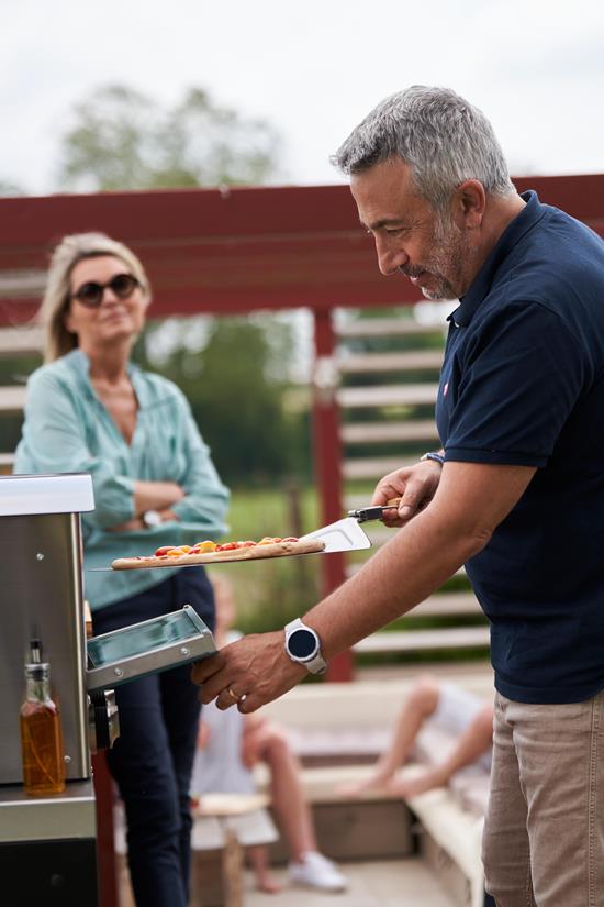 Keuken met 3 elementen en spatschermen - Duo