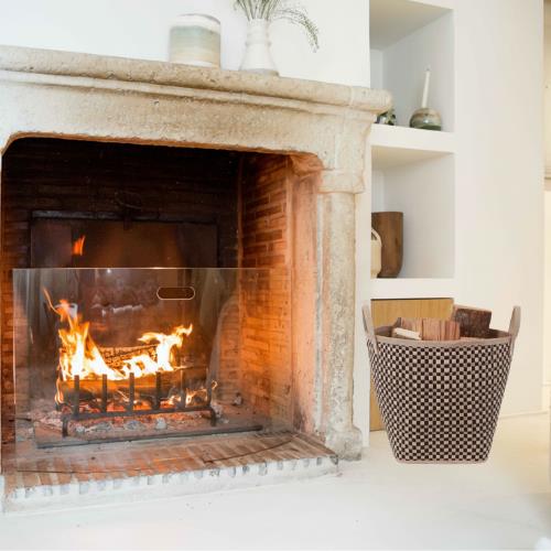 Hout- en pelletmand Damier
