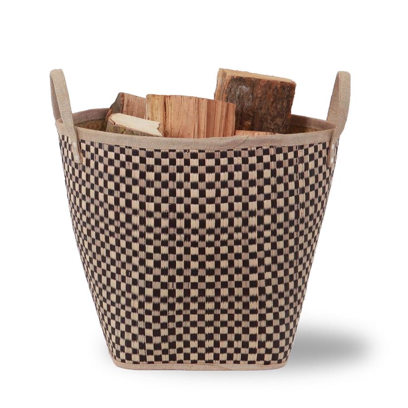 Hout- en pelletmand Damier