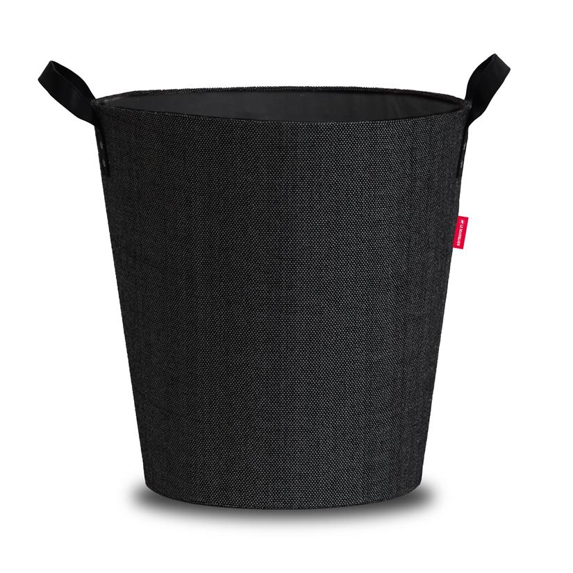Hout- en pelletmand Dama rond Zwart