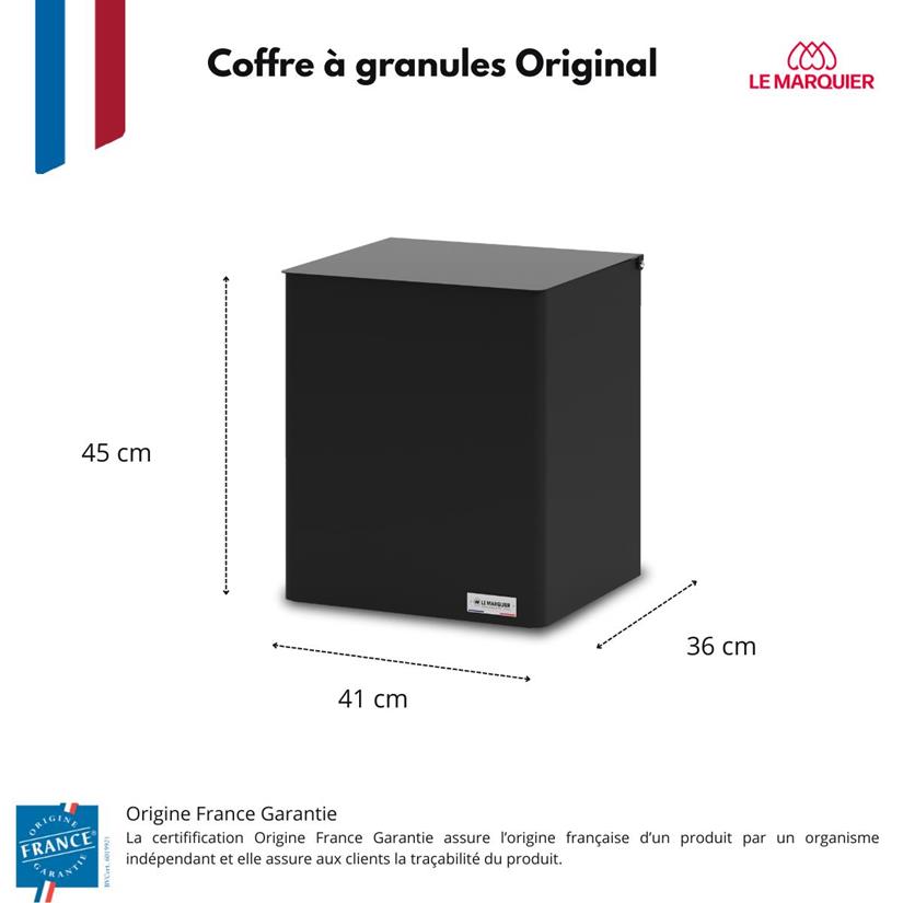 Pelletkist Original GM L40 P35 H45 (capaciteit 2 zakken van 15 kg)